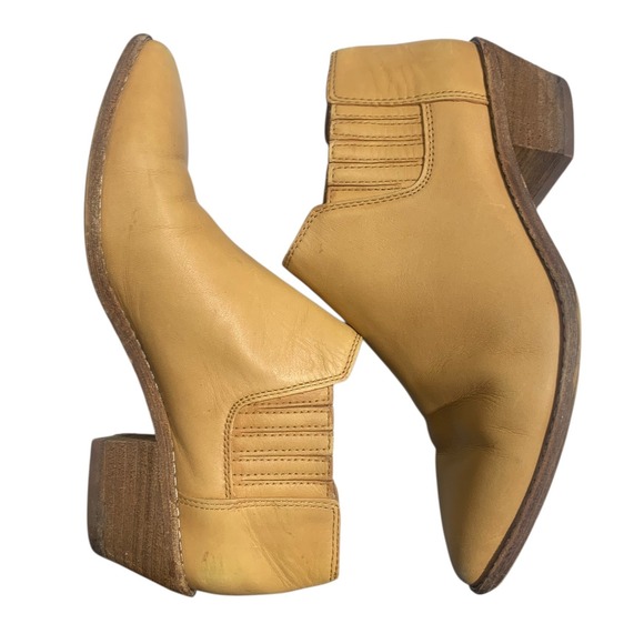 Madewell The Myles Ankle Boot Desert‎ Camel SZ 6 bootie brown tan women cowboy - Picture 3 of 10